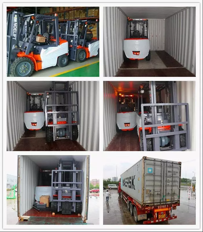 3tons 4.5meters Diesel forklift with lift platform cage