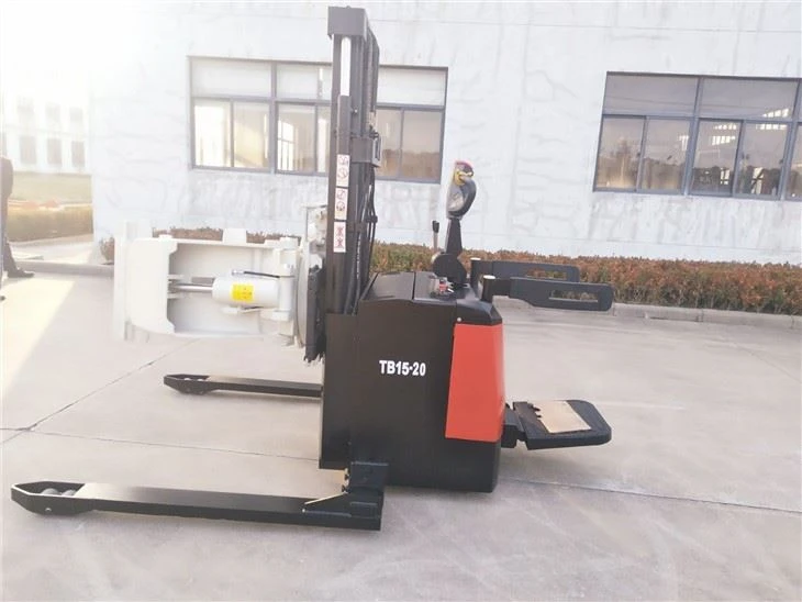 Paper Roll Electric Stacker For Craft Paper factory